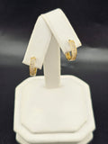 14K Gold Earrings - Huggie Hoops