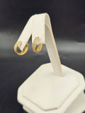 14K Gold Earrings - Huggie Hoops