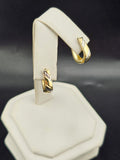 14K Gold Earrings - Huggie Hoops