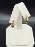 14K Gold Earrings - Huggie Hoops