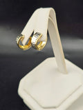 14K Gold Earrings - Huggie Hoops