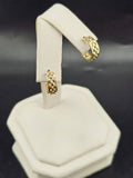 14K Gold Earrings - Huggie Hoops
