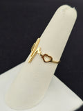 14K Gold Ring - Heart Beat