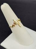 14K Gold Ring - Heart Beat