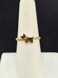 14K Gold Ring - Dog
