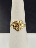 14K Gold Ring - Heart Nugget