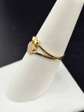 14K Gold Ring - Heart w/Bow