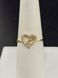 14K Gold Ring - Heart w/Infinity