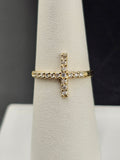 14K Gold Ring - Cross