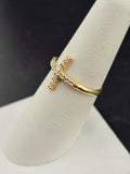 14K Gold Ring - Cross
