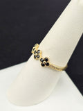 14K Gold Ring - Flowers