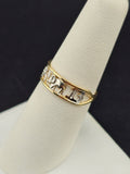 14K Gold Ring - Good Luck