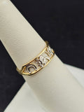 14K Gold Ring - Good Luck