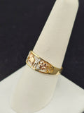 14K Gold Ring - Good Luck