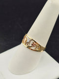 14K Gold Ring - Good Luck