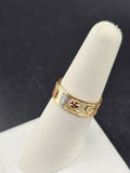 14K Gold Ring - Good Luck