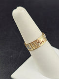 14K Gold Ring - Good Luck