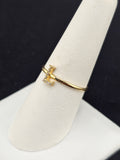 14K Gold Ring - Initial Letter "L"