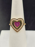 14K Gold Ring - Heart
