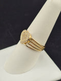 14K Gold Ring - Heart