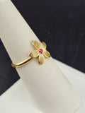 14K Gold Ring - Flower