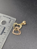 14k Gold Pendant - Hearts