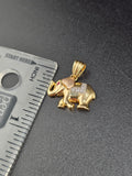 14k Gold Pendant - Elephant