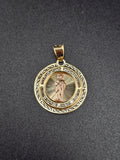 14k Gold Pendant - San Judas