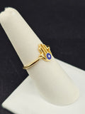 14K Gold Ring - Hamsa Hand