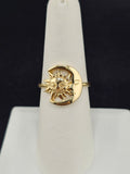 14K Gold Ring - Sun and Moon