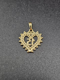 14k Gold Pendant - Fifteen