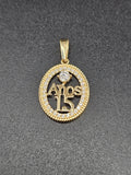 14k Gold Pendant - Fifteen