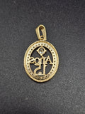 14k Gold Pendant - Fifteen