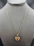 14k Gold Chain w/Pendant - Virgin Mary