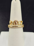14K Gold Ring - Good Luck