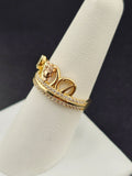 14K Gold Ring - Good Luck