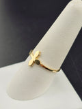 14K Gold Ring - Cross