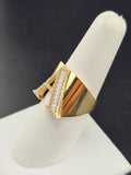 14K Gold Ring - Initial "A"
