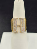 14K Gold Ring - Initial "H"