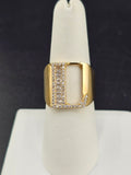 14K Gold Ring - Initial "L"