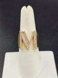 14K Gold Ring - Initial "M"