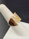 14K Gold Ring - Initial "M"