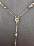 14k Gold Necklace - Rosary