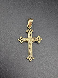 14k Gold Pendant - Jesus on Cross