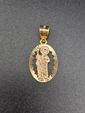 14k Gold Pendant - San Judas