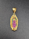 14k Gold Pendant - Virgin Mary