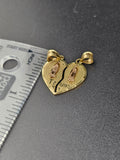 14k Gold Pendant - Virgin Mary Te Amo Break Apart