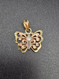 14k Gold Pendant - Butterfly