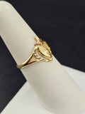 14K Gold Ring - Hand on Cross