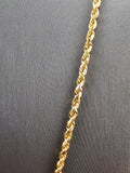 14k Gold Chain - Rope